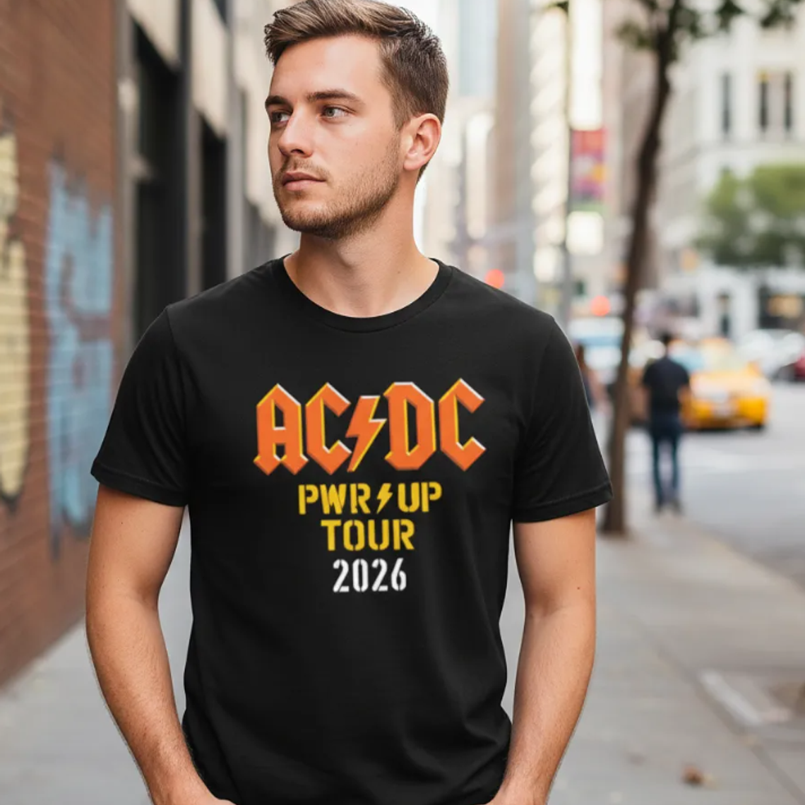 Polera Unisex AC/DC PWR UP Tour 2026 Rock Legend 1