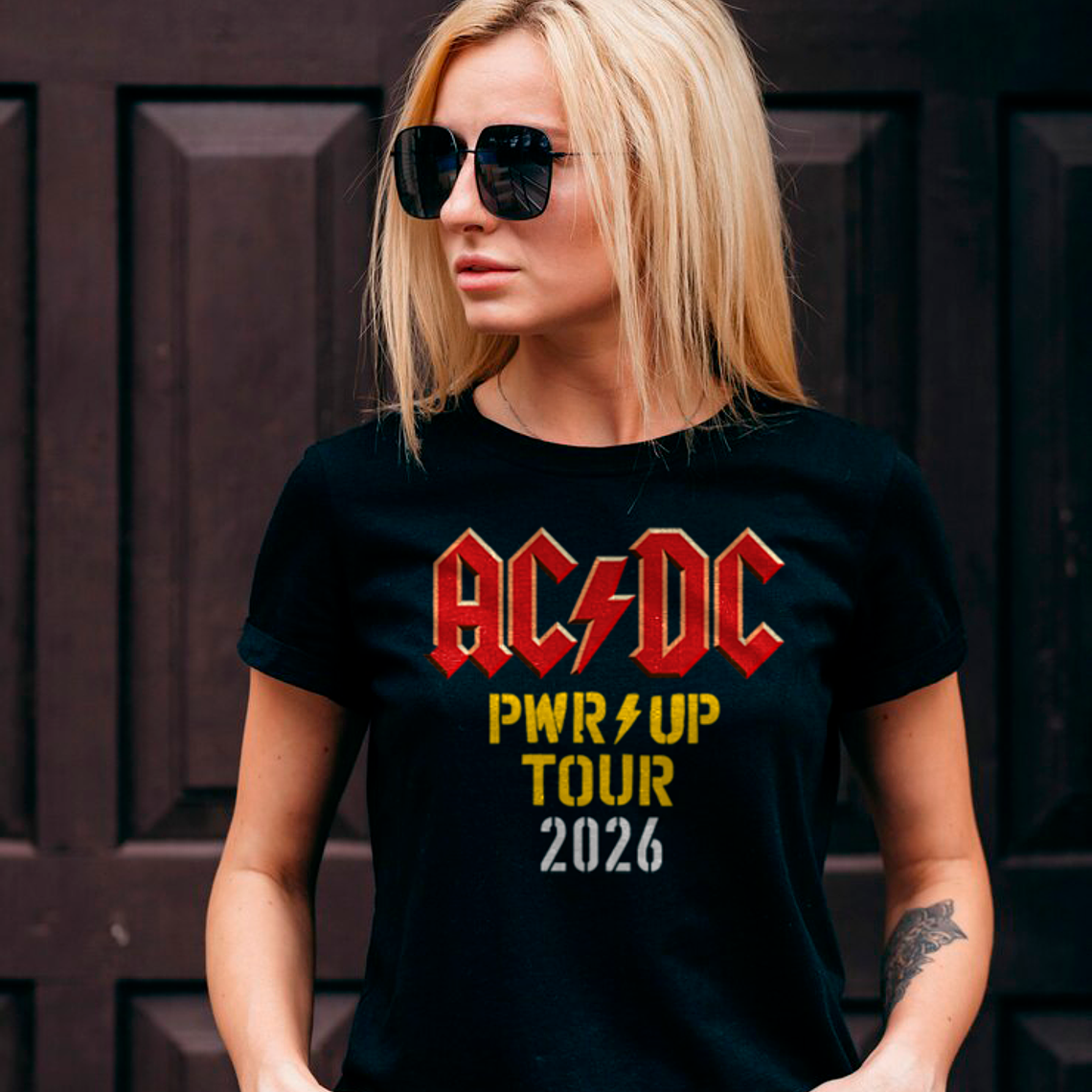 Polera Unisex AC/DC PWR UP Tour 2026 Rock Legend 2