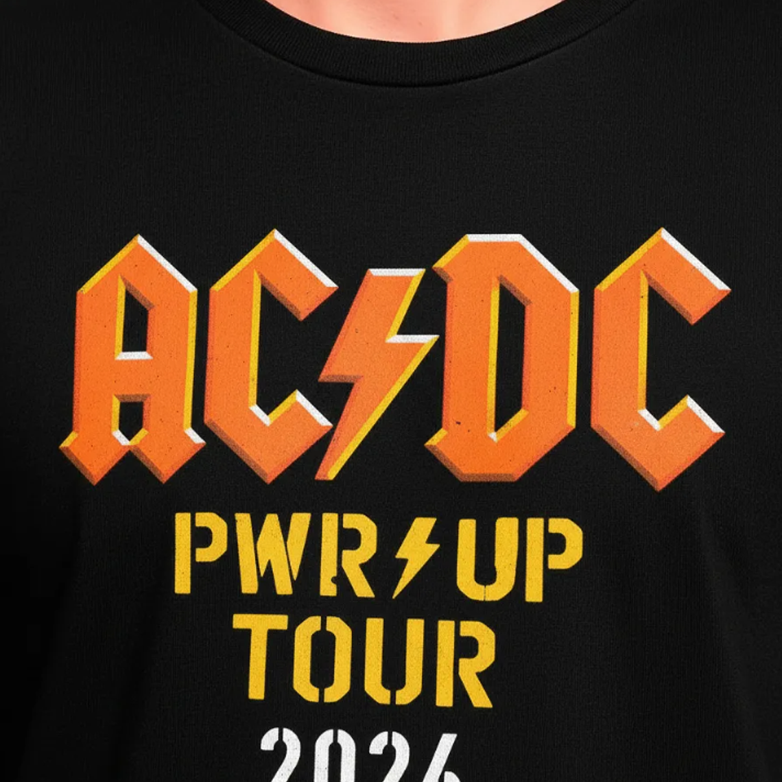 Polera Unisex AC/DC PWR UP Tour 2026 Rock Legend 4