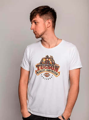 Polera Harley-davidson Tucson Cultura Motociclista