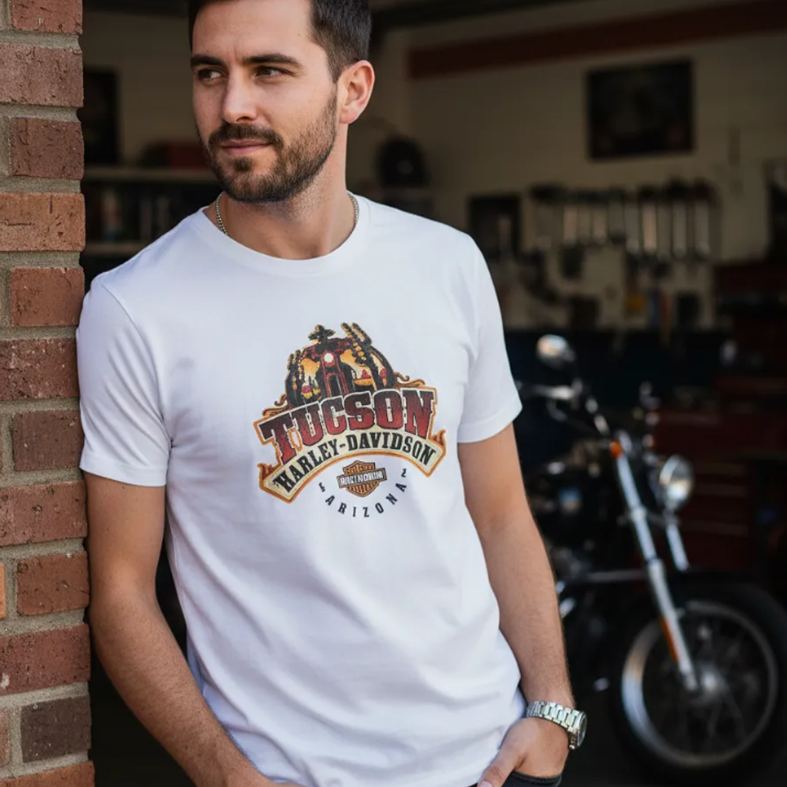 Polera Harley-davidson Tucson Cultura Motociclista 1