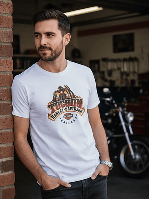 Polera Harley-davidson Tucson Cultura Motociclista