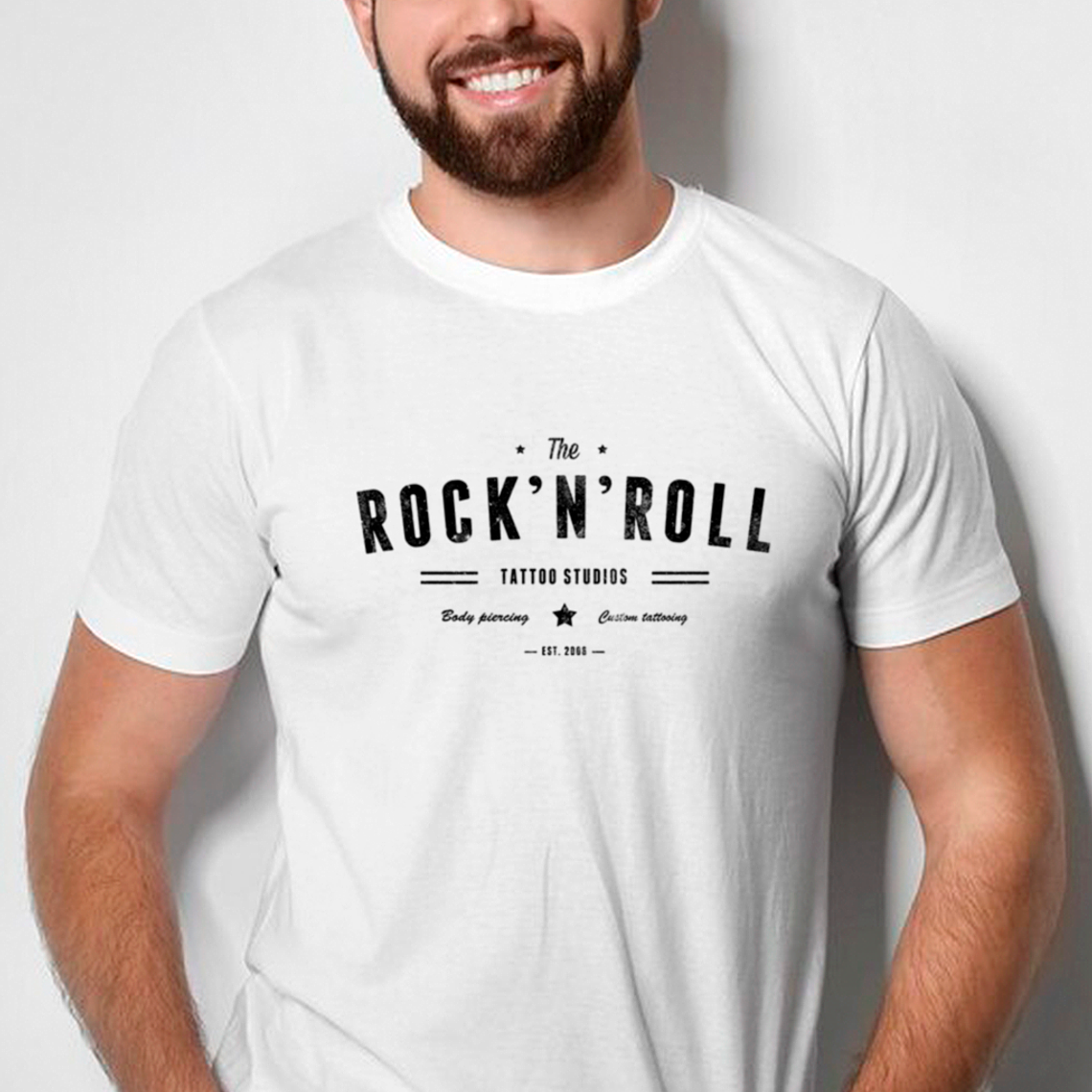 Polera Rocknroll Tattoo Studios Estilo Retro Vintage 3