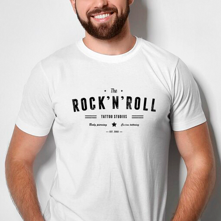 Polera Rocknroll Tattoo Studios Estilo Retro Vintage 3