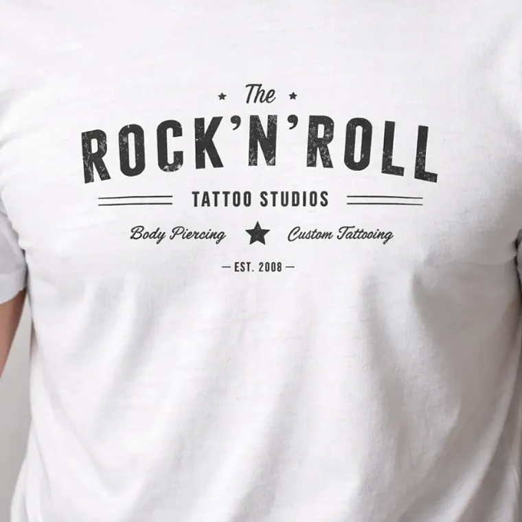 Polera Rocknroll Tattoo Studios Estilo Retro Vintage 2