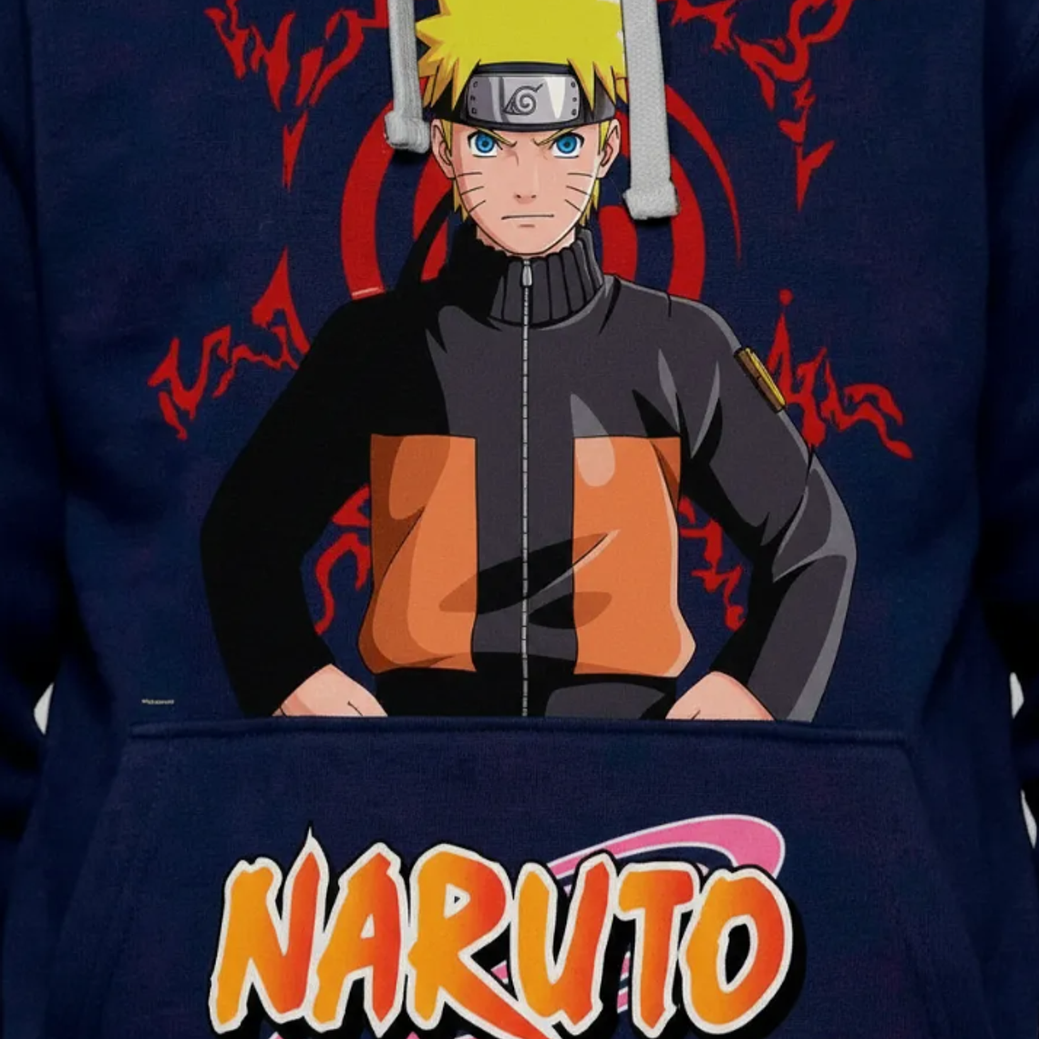Polerón Con Gorro Naruto Shippuden Sello Ocho Trigramas 2