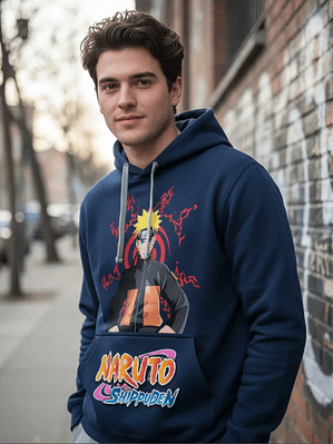 Polerón Con Gorro Naruto Shippuden Sello Ocho Trigramas