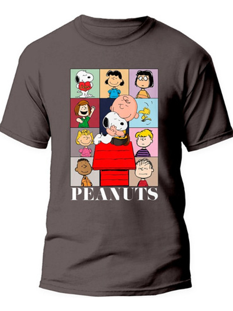 Polera Snoopy Peanuts Eras. Hombre - Algodón - Naladog Store 1