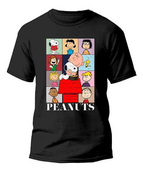 Polera Snoopy Peanuts Eras. Hombre - Algodón - Naladog Store