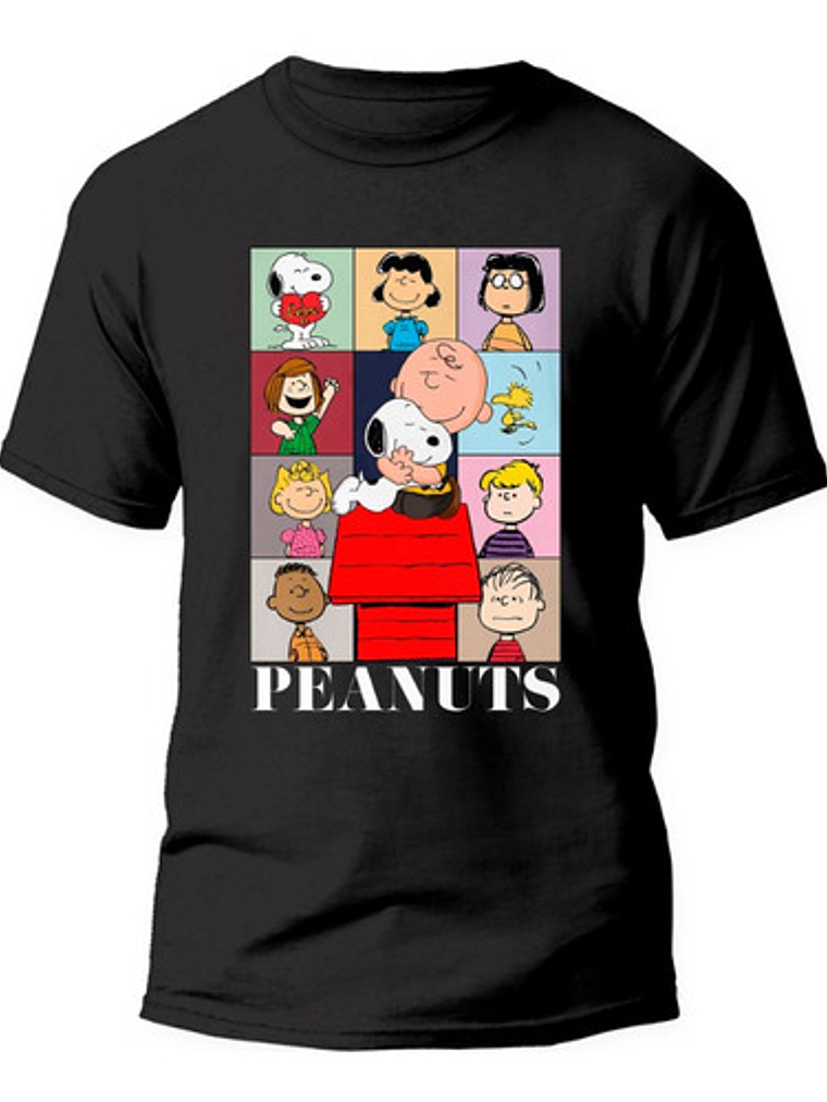 Polera Snoopy Peanuts Eras. Hombre - Algodón - Naladog Store 2