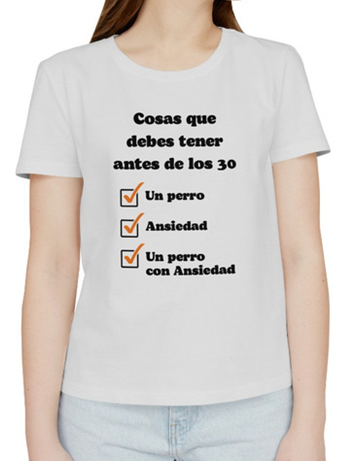 Polera Mis Metas De 30 Años. Algodón 100%. Naladog Store 1