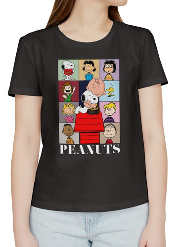 Polera Snoopy Peanuts Eras. Mujer - Algodón - Naladog Store