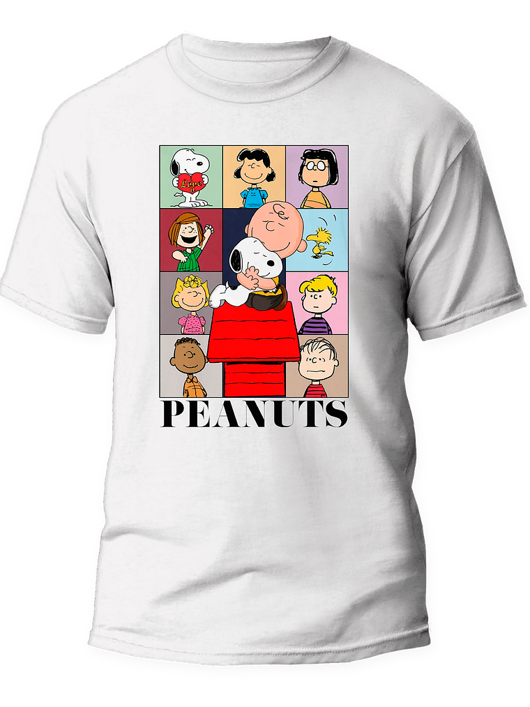 Polera Snoopy Peanuts Eras. Hombre - Algodón - Naladog Store 4