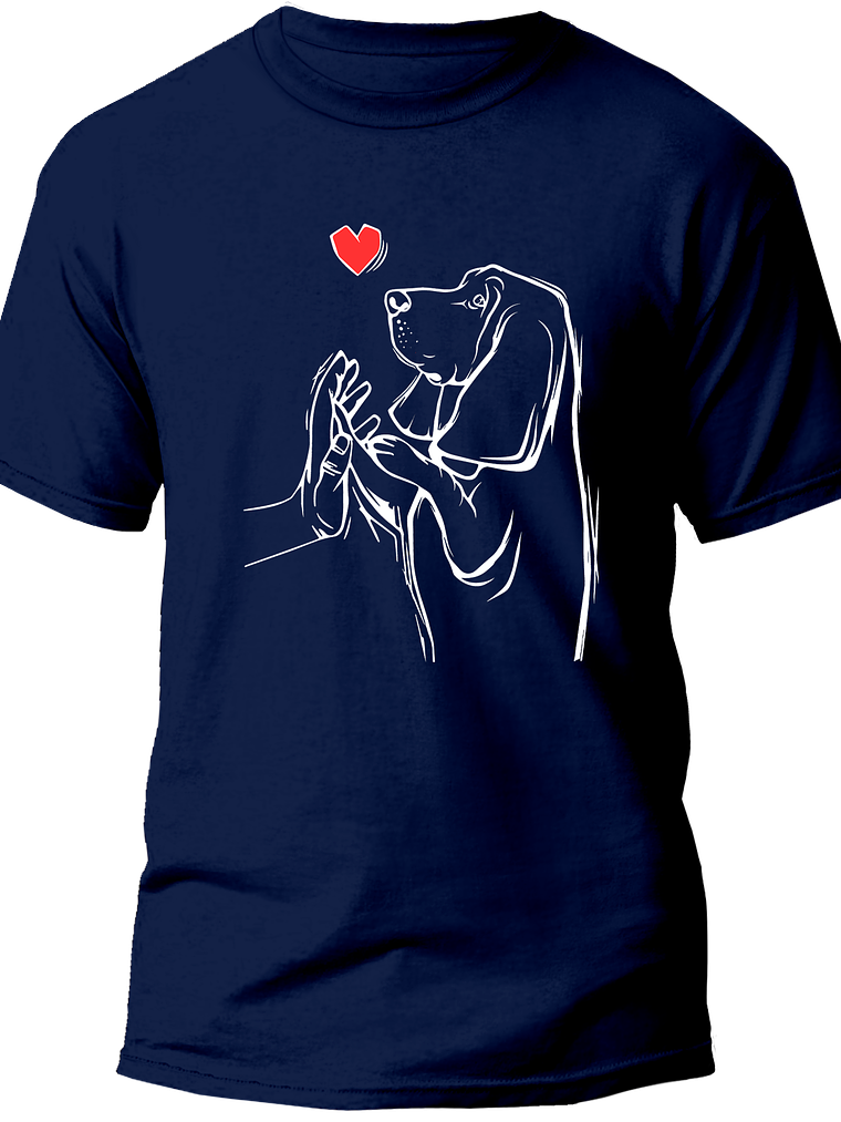 Polera Basset hound hombre 3