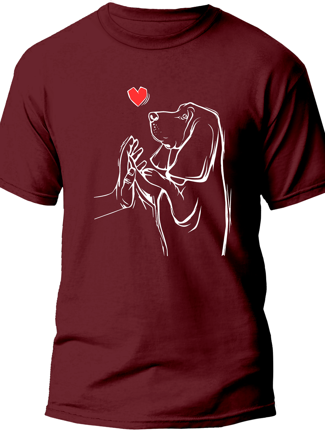 Polera Basset hound hombre 4