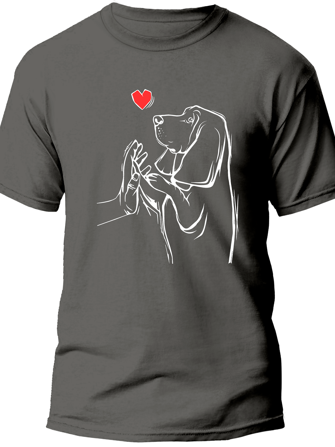 Polera Basset hound hombre 1