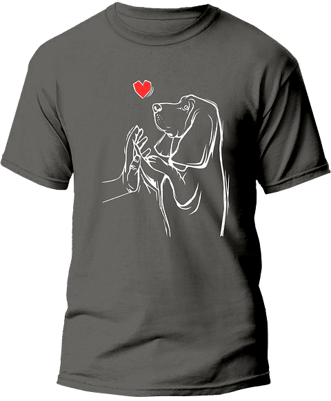 Polera Basset hound hombre