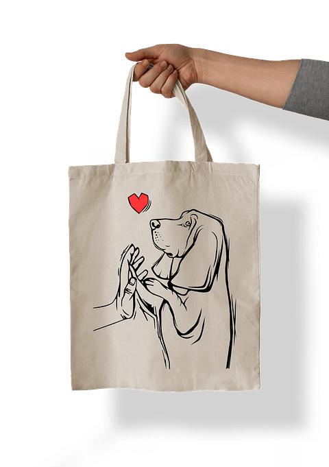 Totebag Basset hound