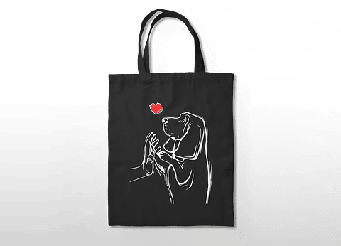 Totebag Basset hound