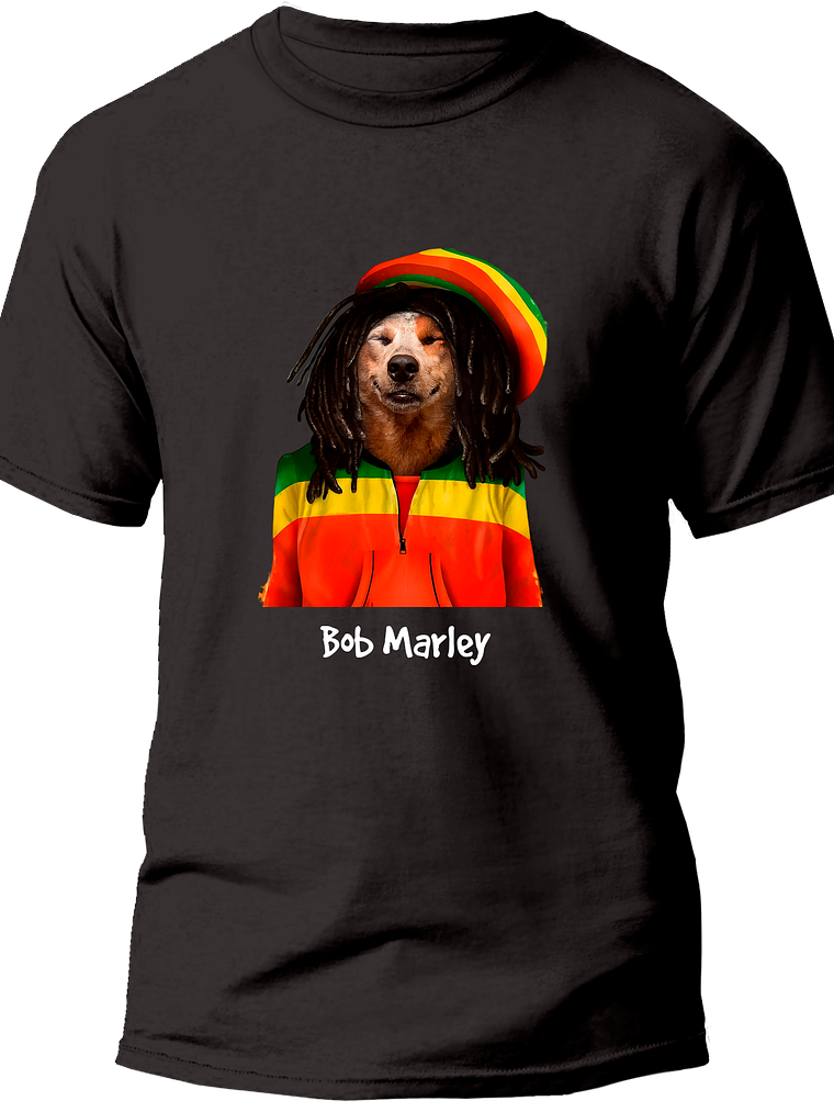 Polera Bob Marley hombre 4