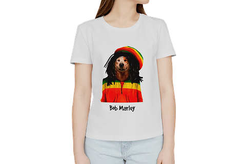 Polera Bob Marley Mujer