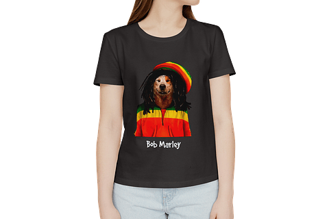 Polera Bob Marley Mujer