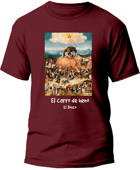 Polera El carro de heno - El bosco. Hombre