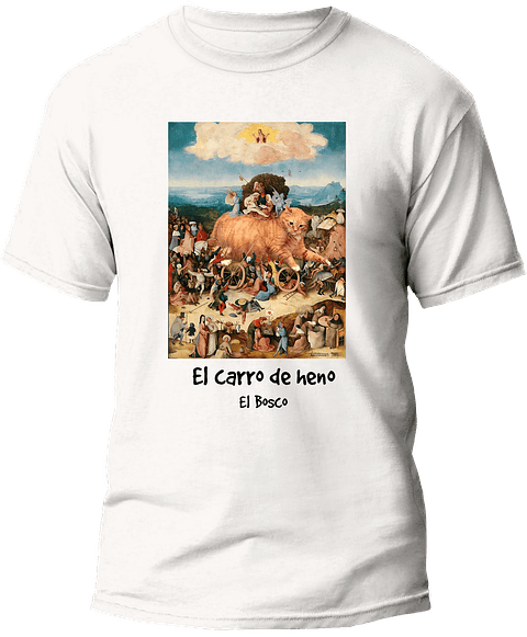 Polera El carro de heno - El Bosco. Mujer