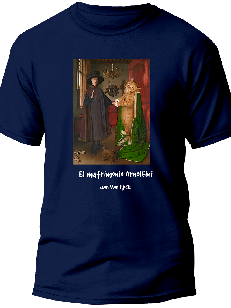 Polera El matrimonio Arnolfini - Jan van Eyck. Hombre 2