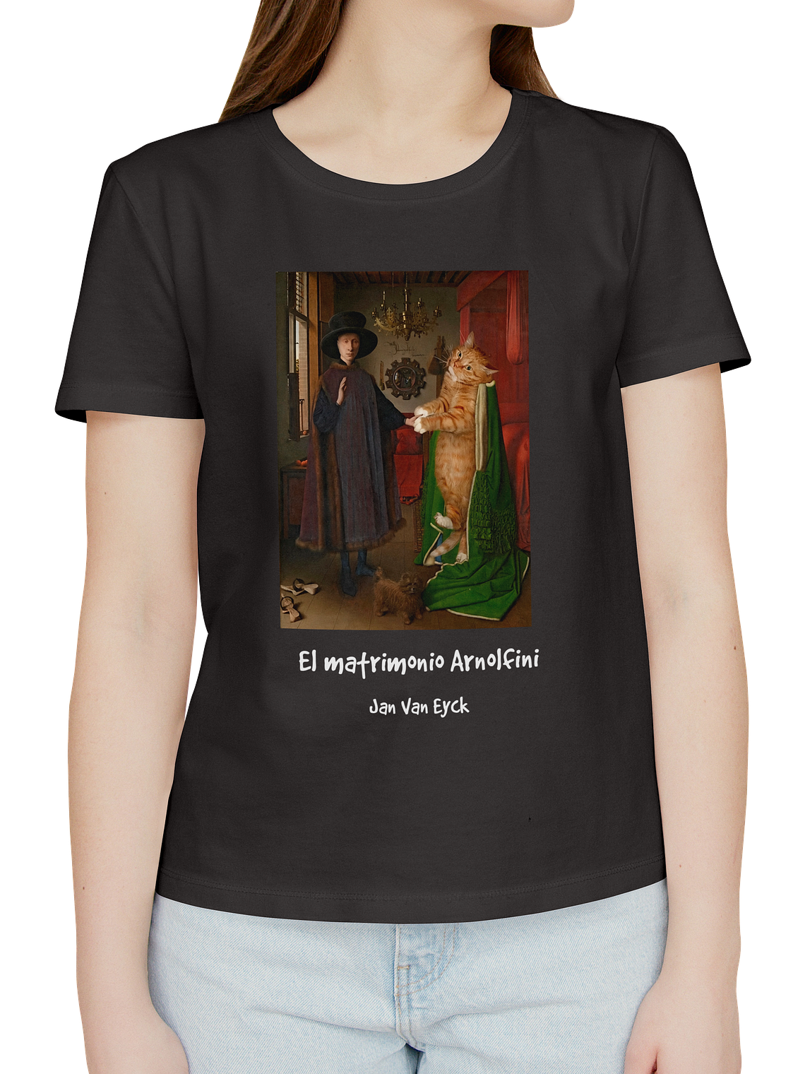 Polera El matrimonio Arnolfini - Jan van Eyck. Mujer 2