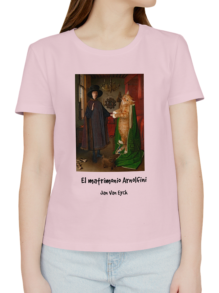 Polera El matrimonio Arnolfini - Jan van Eyck. Mujer 3