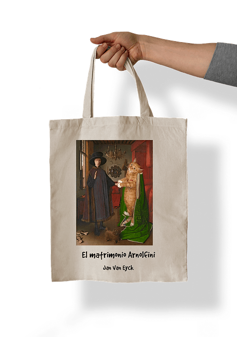 Totebag El matrimonio Arnolfini - Jan van Eyck. 
