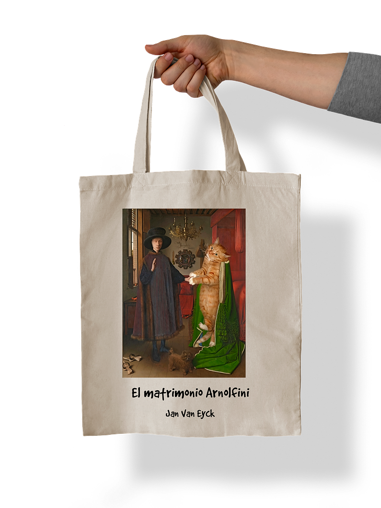 Totebag El matrimonio Arnolfini - Jan van Eyck.  1