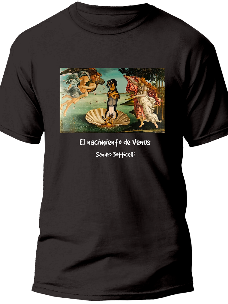 Polera El nacimiento de Venus - Sandro Botticelli. Hombre 4