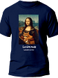 Polera La Gioconda (mona lisa) - Leonardo da Vinci. Hombre - Miniatura 1