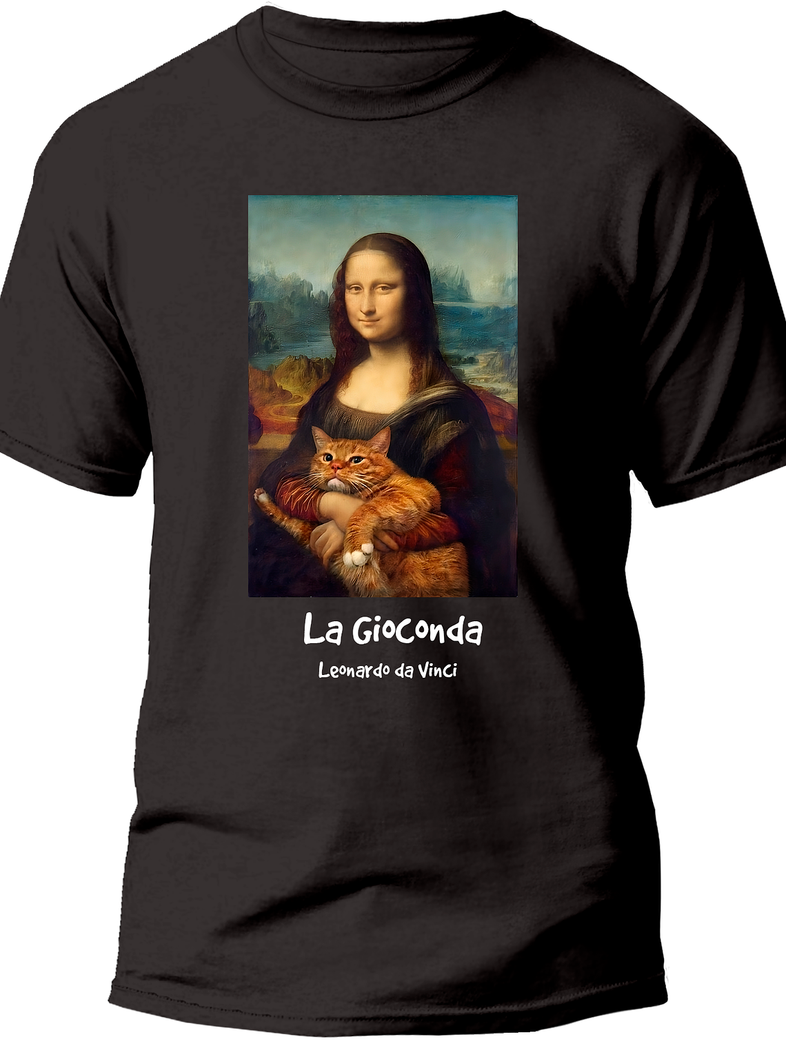 Polera La Gioconda (mona lisa) - Leonardo da Vinci. Hombre 5