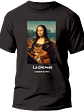 Polera La Gioconda (mona lisa) - Leonardo da Vinci. Hombre - Miniatura 5