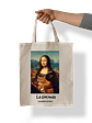 Totebag La Gioconda (mona lisa) - Leonardo da Vinci.  - Miniatura 1