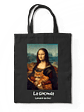 Totebag La Gioconda (mona lisa) - Leonardo da Vinci.  - Miniatura 2