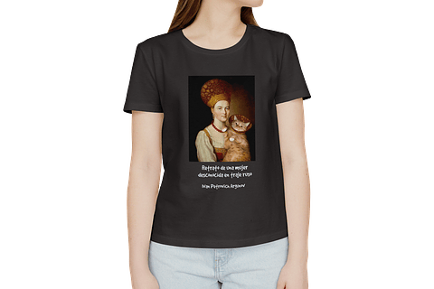 Polera Retrato de una mujer desconocida en traje ruso - Ivan Petrovich Argunov. Mujer.