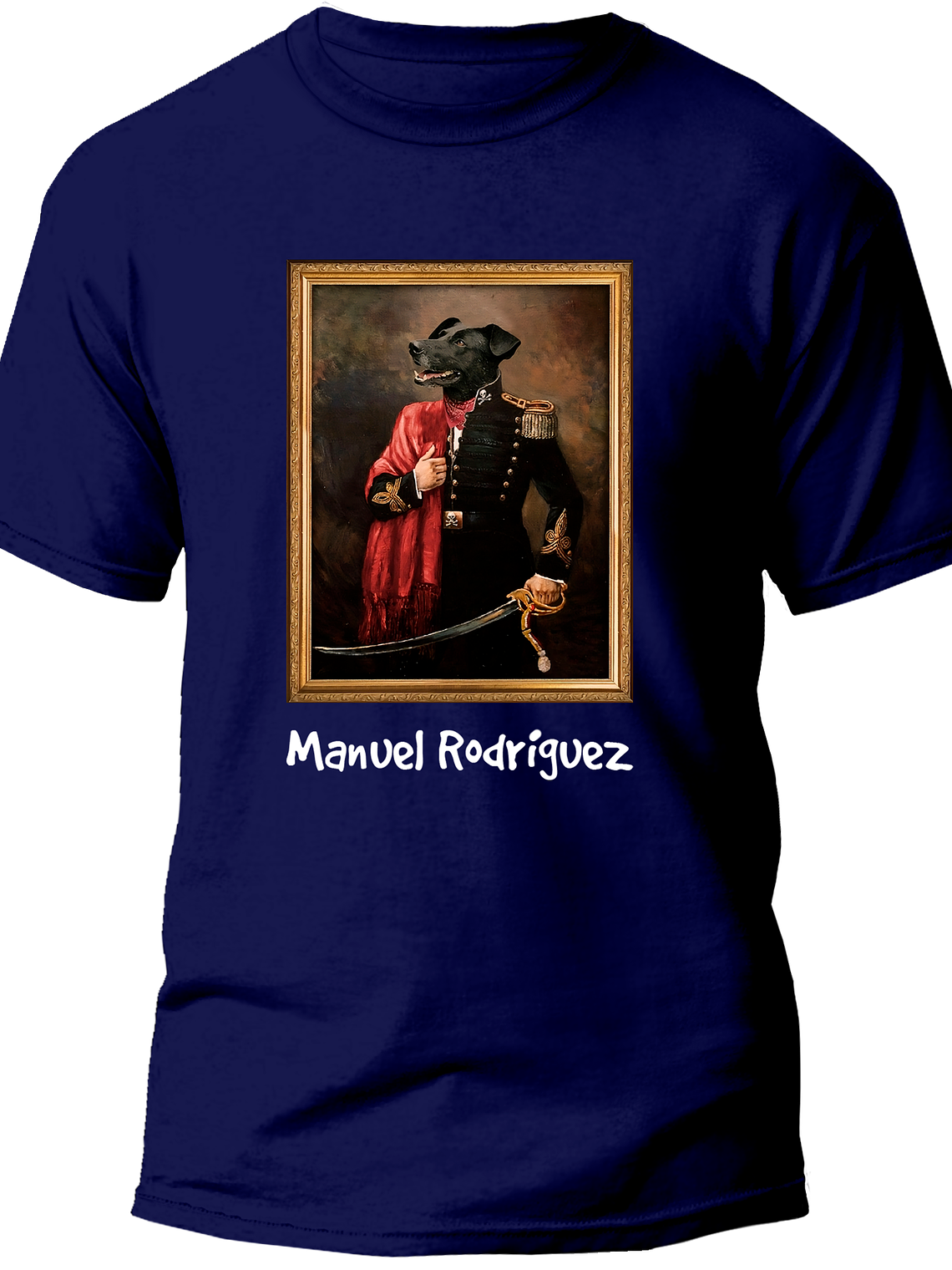 Polera Manuel Rodriguez. Hombre 1