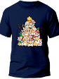 Polera Corgi de navidad. Hombre - Miniatura 1