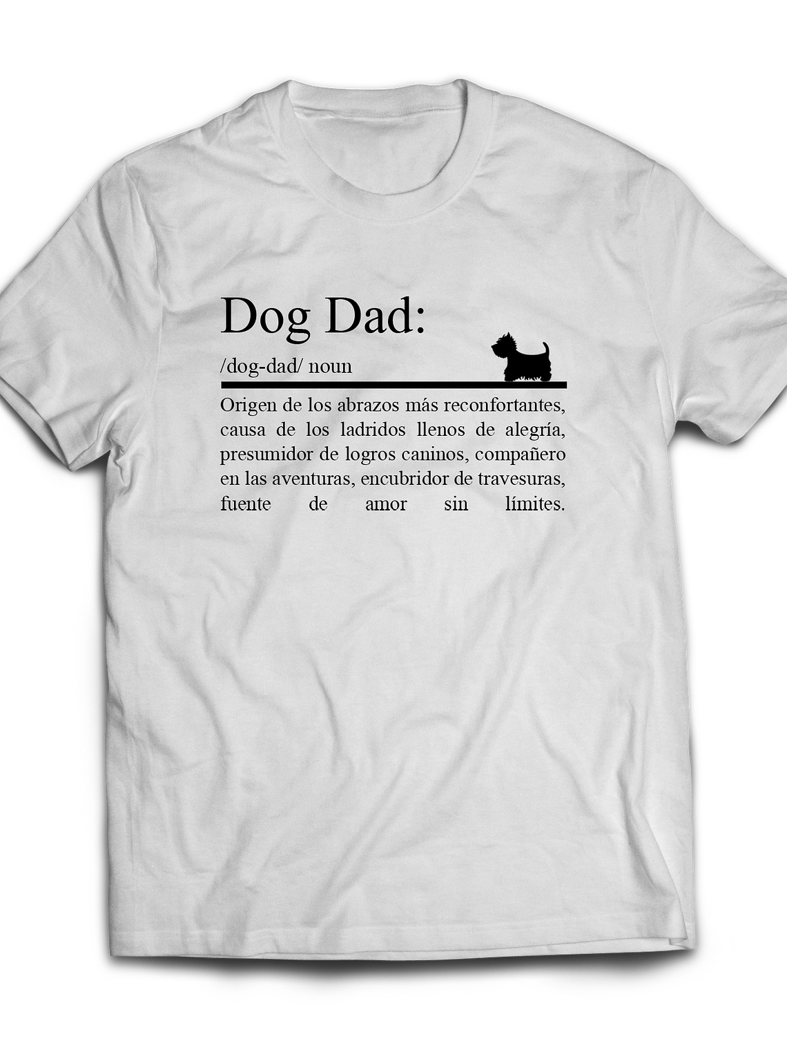 Polera Dog dad (papá perruno). Hombre 2
