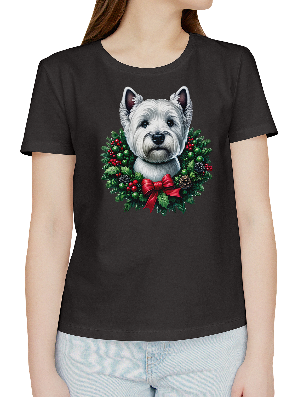 Westie Navidad - Diseño 1M 2