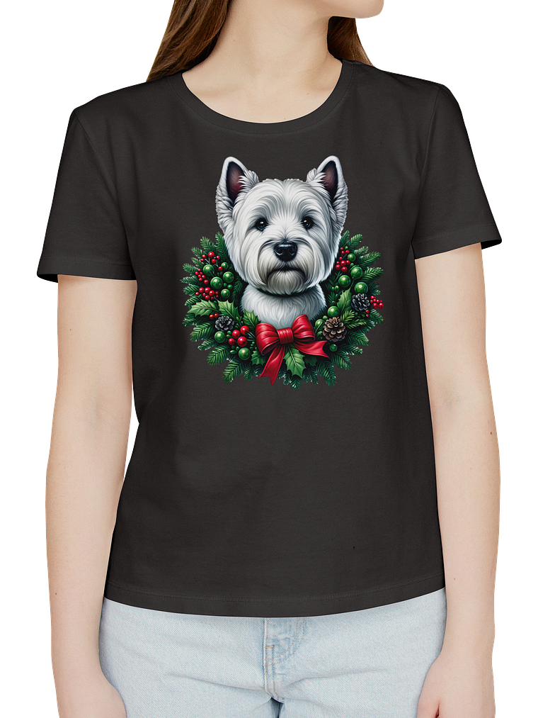 Westie Navidad - Diseño 1M 2