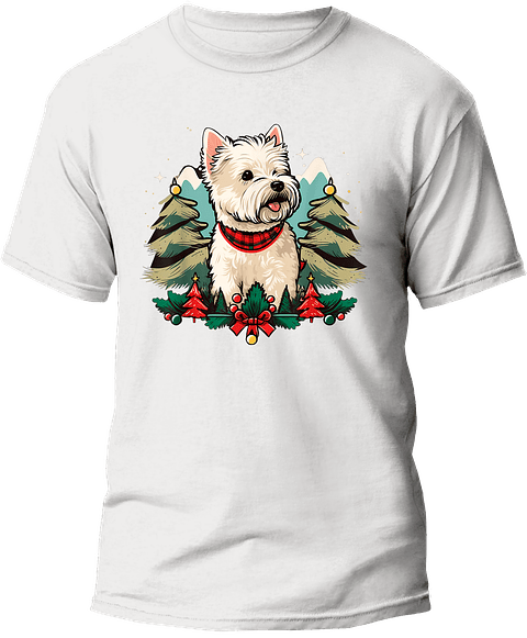 Westie Navidad - Diseño 2