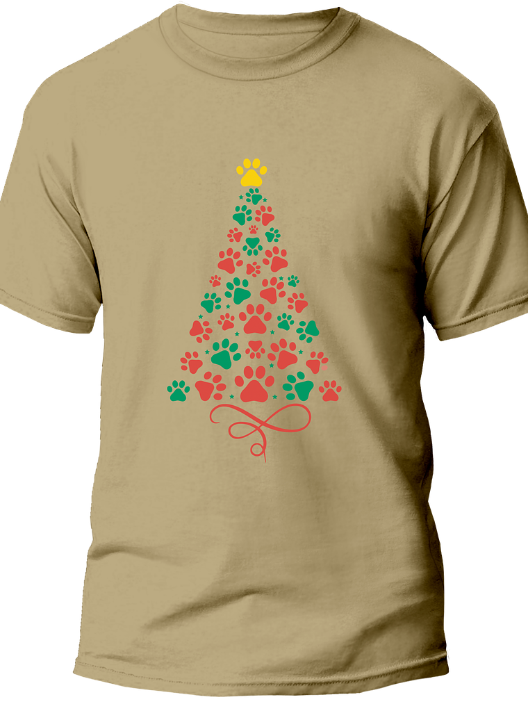 Polera arbol de patitas de navidad 3