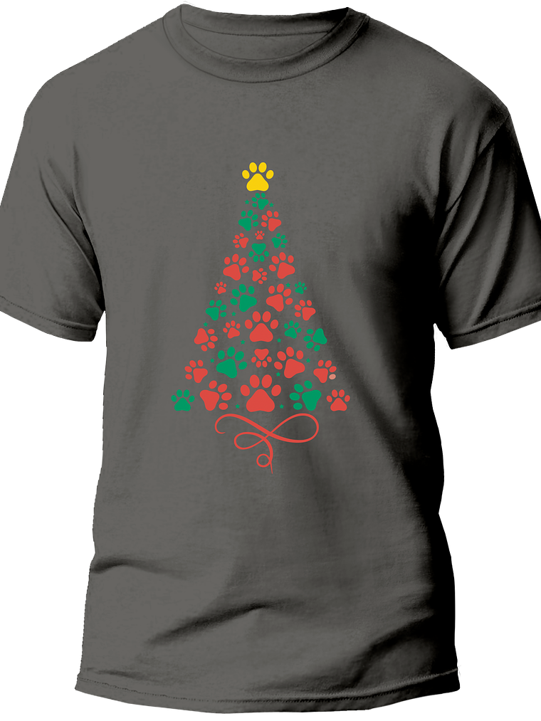 Polera arbol de patitas de navidad 5