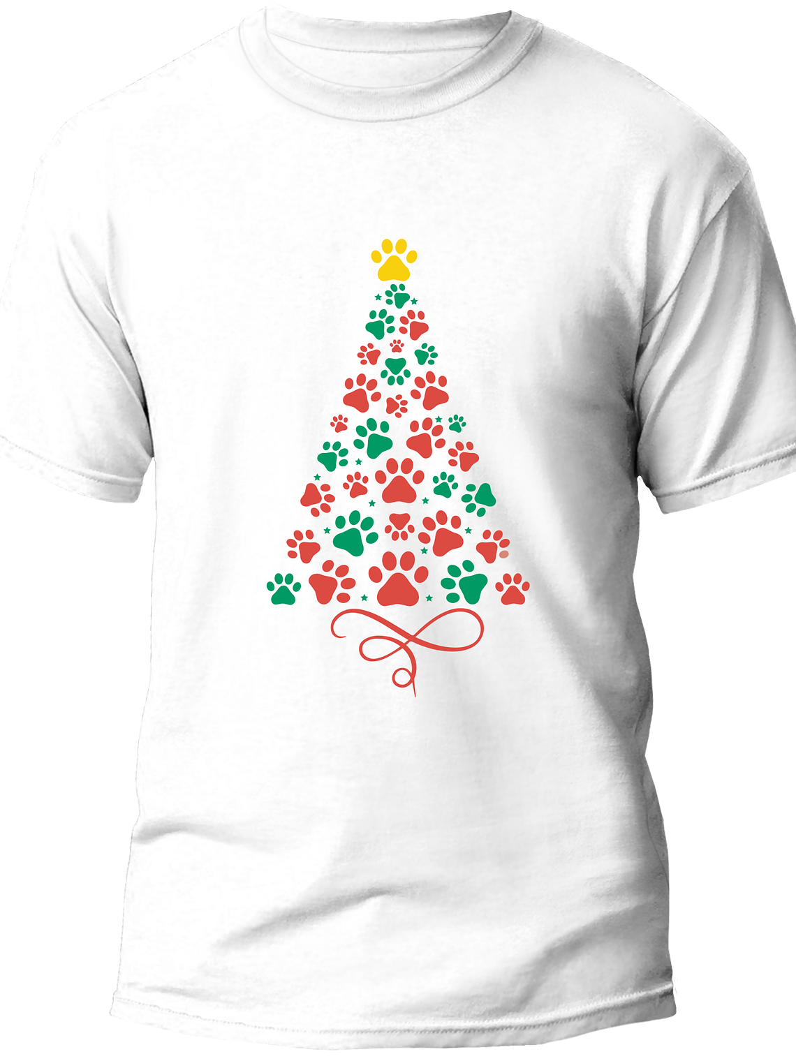 Polera arbol de patitas de navidad 7