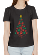 Polera arbol de patitas de navidad Mujer - Miniatura 1